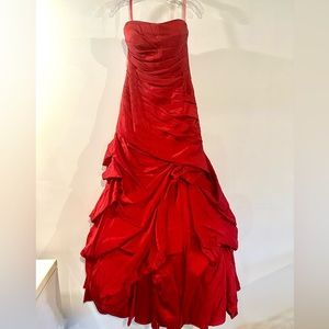 Red Prom dress size 8